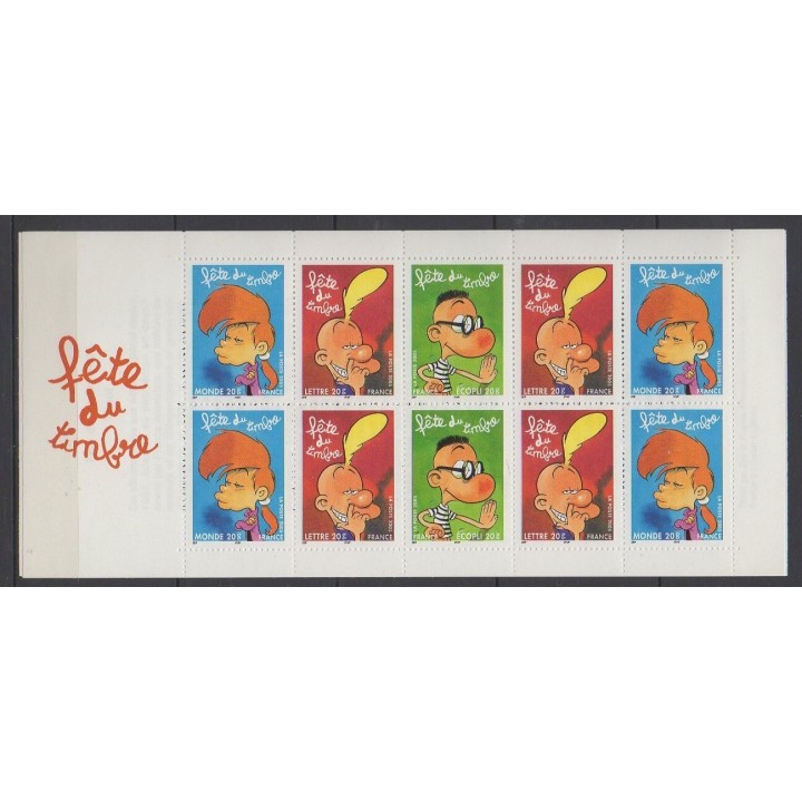 France - Booklets - Stamp day - 2005 - Nb BC3751a - Cartoons - Comics