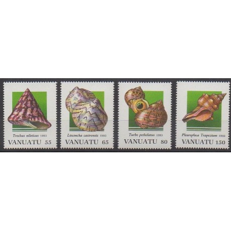 Vanuatu - 1993 - Nb 931/934 - Sea animals
