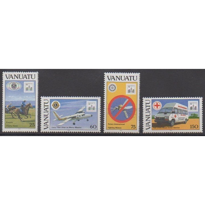 Vanuatu - 1994 - Nb 943/946 - Rotary or Lions club - Health