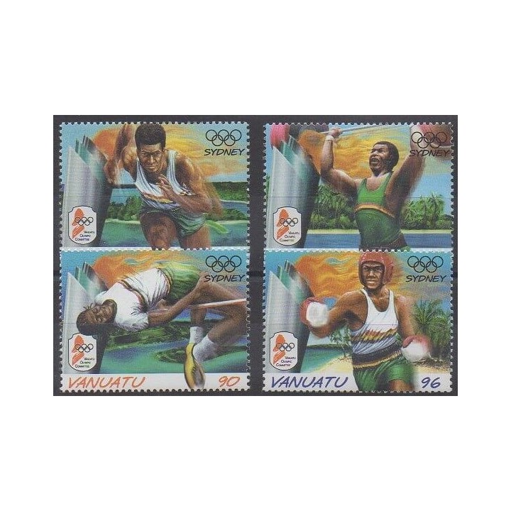 Vanuatu - 2000 - No 1093/1096 - Jeux Olympiques d'été