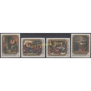 Timbres - Thème tableaux - Luxembourg - 1984 - No 1050/1053