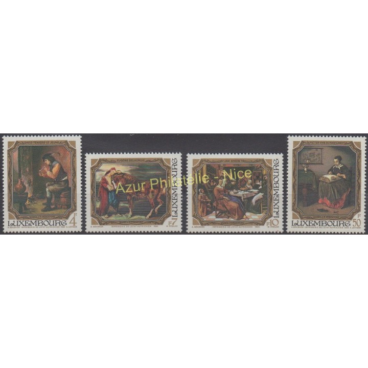 Stamps - Theme paintings - Luxembourg - 1984 - Nb 1050/1053