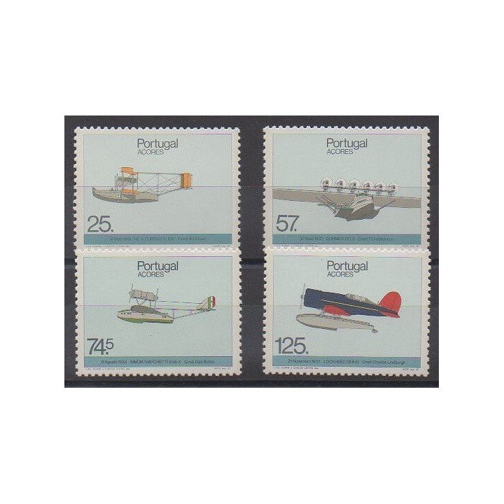 Portugal (Açores) - 1987 - No 375/378 - Aviation