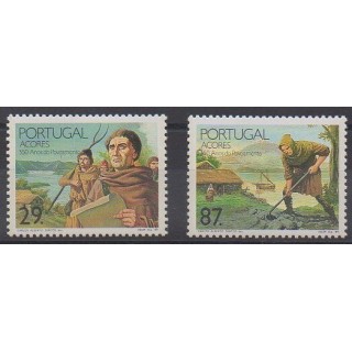 Portugal (Azores) - 1989 - Nb 393/394 - Various Historics Themes