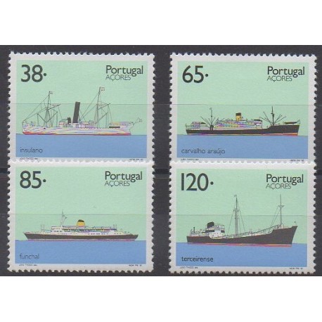 Portugal (Azores) - 1992 - Nb 420/423 - Boats