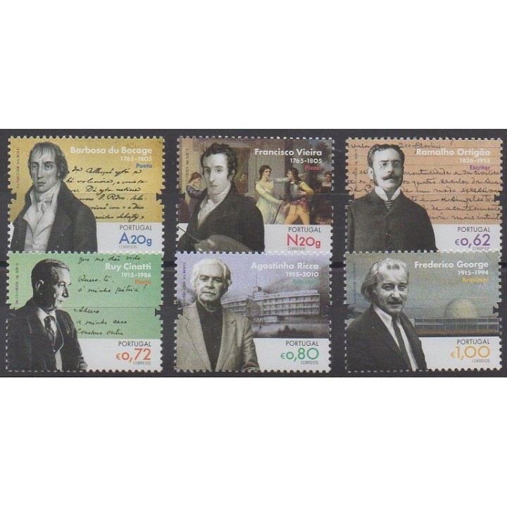 Portugal - 2015 - No 3991/3996 - Célébrités