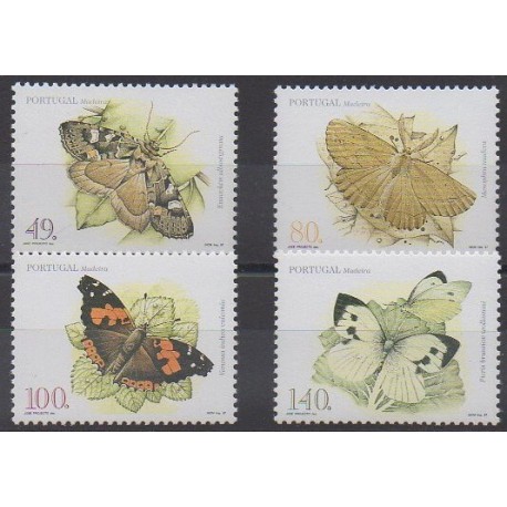 Portugal (Madère) - 1997 - No 194/197 - Insectes
