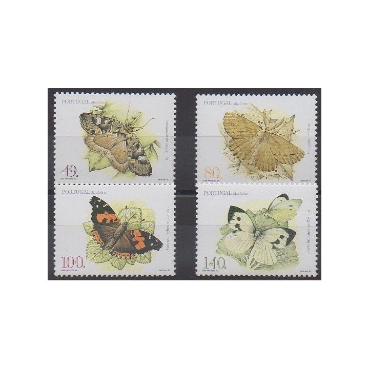 Portugal (Madeira) - 1997 - Nb 194/197 - Insects