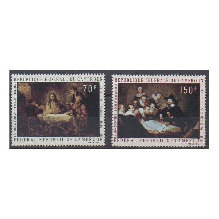 Cameroon - 1970 - Nb PA169/PA170 - Paintings - Easter