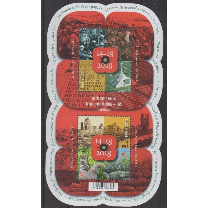 Belgium - 2018 - Nb F4803 - First World War