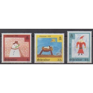 Gibraltar - 1988 - Nb 570/572 - Christmas - Children's drawings