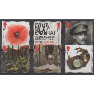 Grande-Bretagne - 2018 - No 4682/4687 - Première Guerre Mondiale