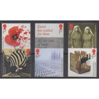 Great Britain - 2017 - Nb 4477/4482 - First World War