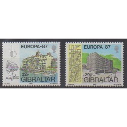 Gibraltar - 1987 - No 530/531 - Architecture - Europa