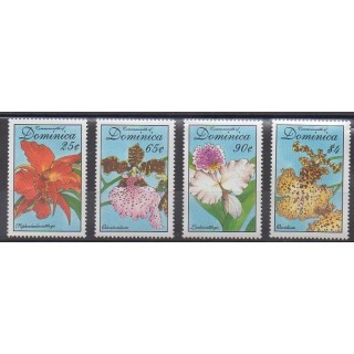 Dominique - 1994 - No 1636/1639 - Orchidées