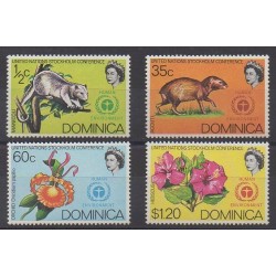 Dominique - 1972 - No 331/334 - Environnement