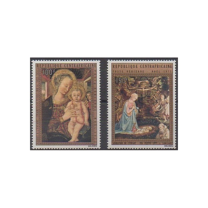 Central African Republic - 1972 - Nb 108/109 - Paintings