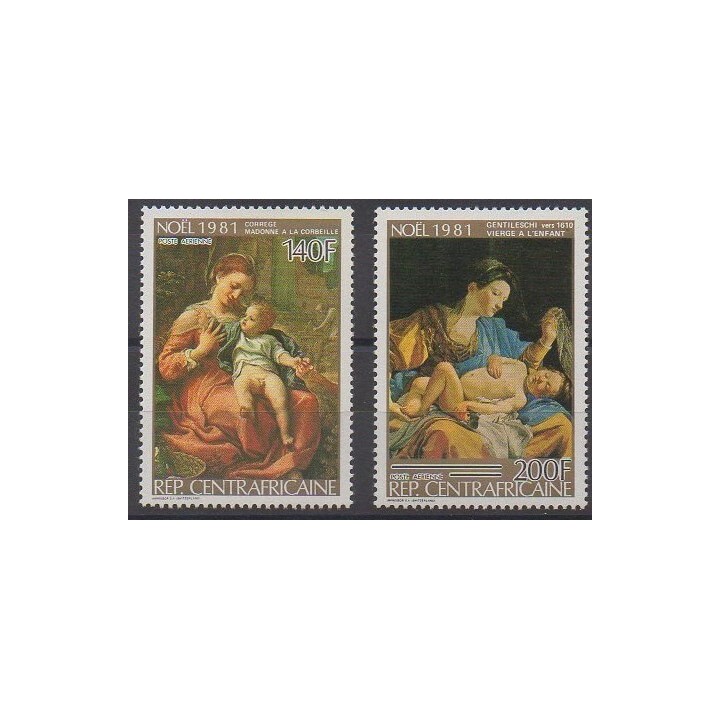Centrafricaine (République) - 1981 - No PA249/PA250 - Peinture