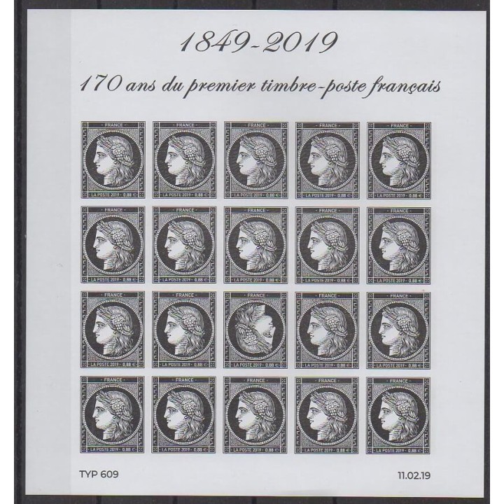 France - Blocs et feuillets - 2019 - No Bloc Cérès ND 1849-2019 - Philatélie