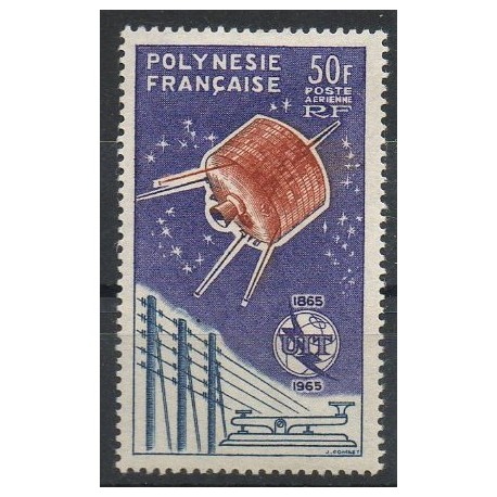 Polynésie - Poste aérienne - 1965 - No PA10 - Espace
