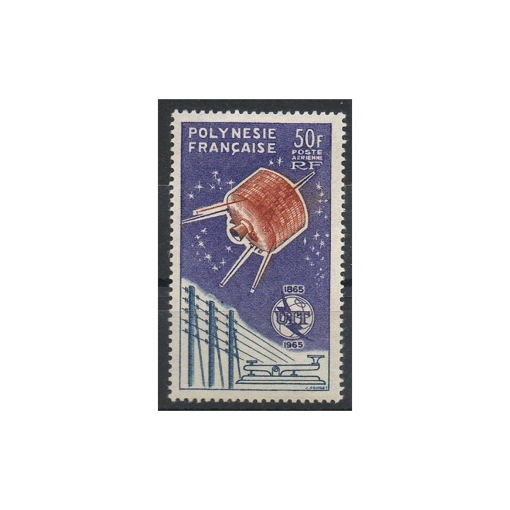 Stamps - Theme space - Polynesia - Airmail - 1965- Nb PA 10