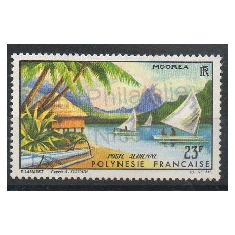 Polynésie - Poste aérienne - 1964 - No PA9 - Bateaux