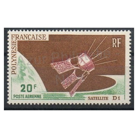 Polynésie - Poste aérienne - 1966 - No PA19 - Espace 