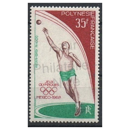 Polynésie - Poste aérienne - 1968 - No PA26 - Jeux olympiques d'été