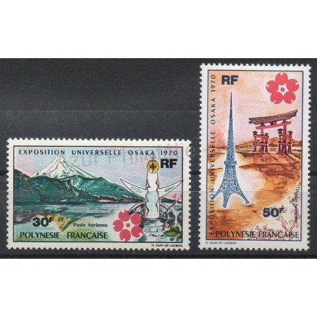 Polynésie - Poste aérienne - 1970 - No PA32/PA33
