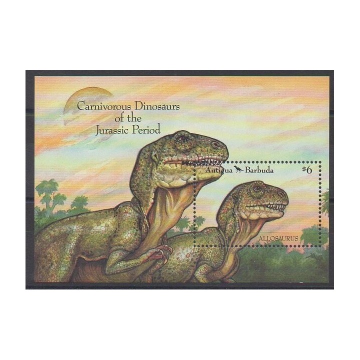 Antigua and Barbuda - 1992 - Nb BF231 - Prehistoric animals