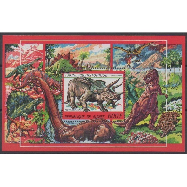 Guinée - 1987 - No BF74 - Animaux préhistoriques
