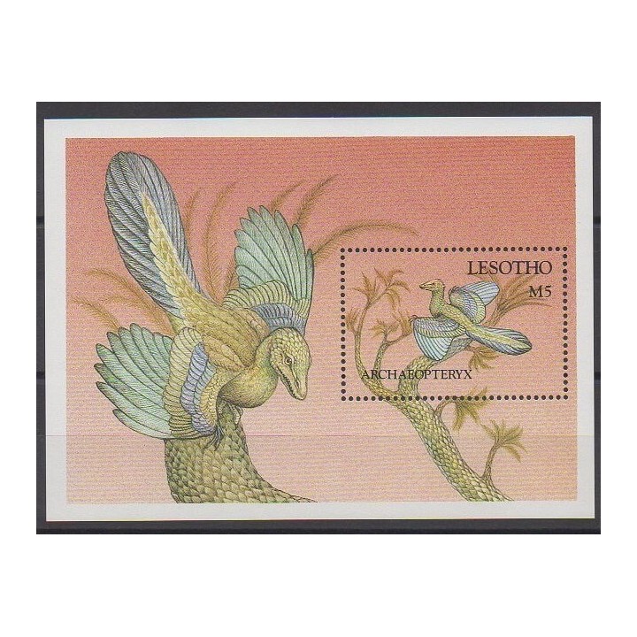 Lesotho - 1992 - No BF94 - Animaux préhistoriques