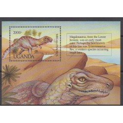 Uganda - 1992 - Nb BF153 - Prehistoric animals