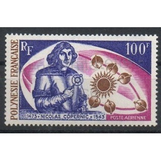Timbres - Thème sciences et techniques - Polynésie - Poste aérienne - 1973- No PA 72