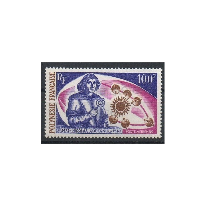 Timbres - Thème sciences et techniques - Polynésie - Poste aérienne - 1973- No PA 72