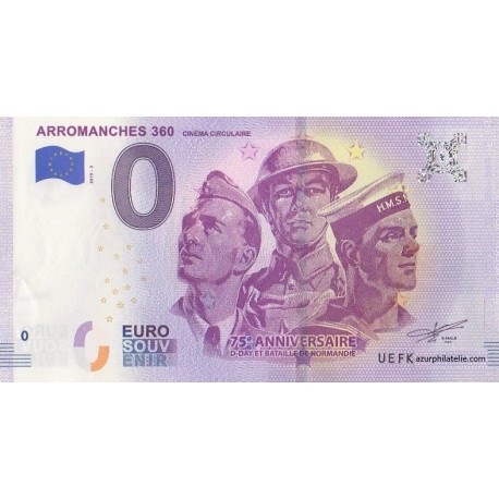 Euro banknote memory - 14 - Arromanches 360 - 2019-3