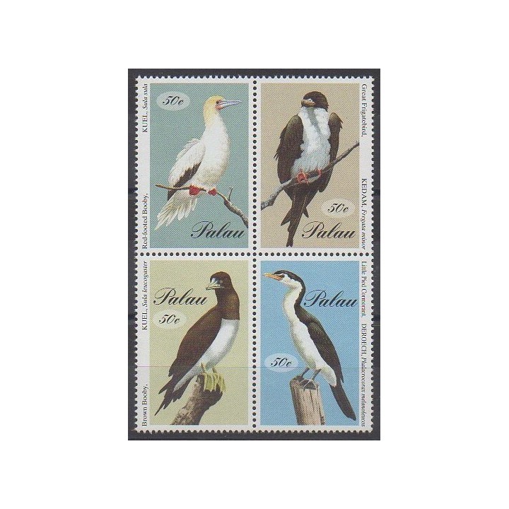Palau - 1994 - No 622/625 - Oiseaux