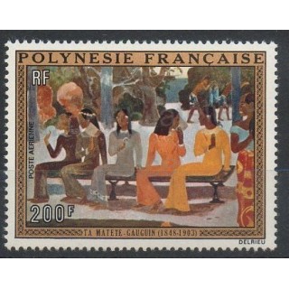Timbres - Thème peinture - Polynésie - Poste aérienne - 1973- No PA 75