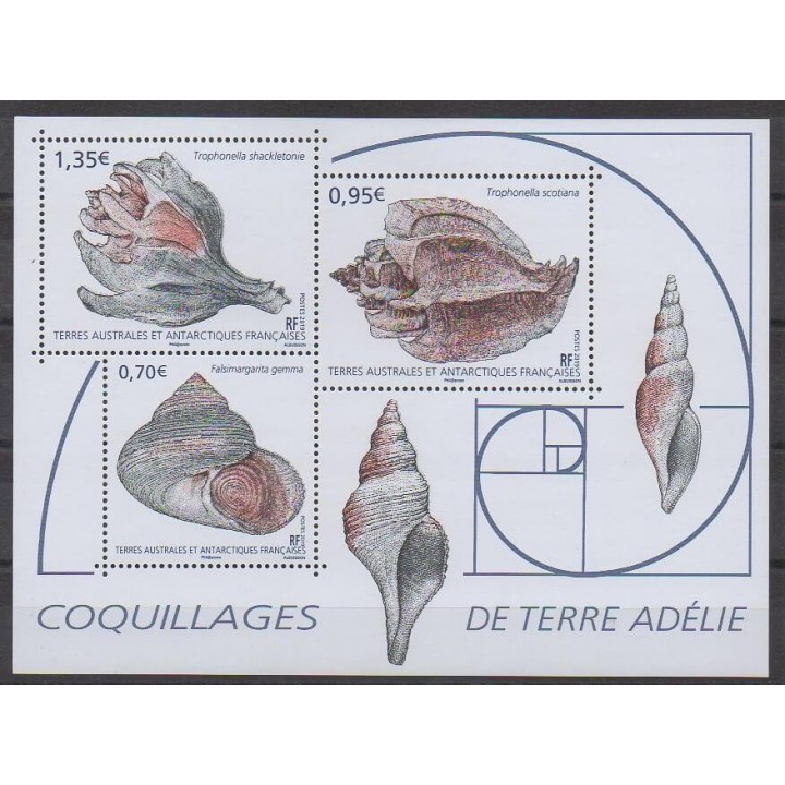 TAAF - Blocs et feuillets - 2019 - No F898 - Animaux marins
