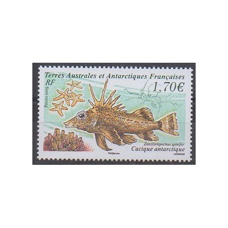 French Southern and Antarctic Territories - Post - 2019 - Nb 887 - Sea animals