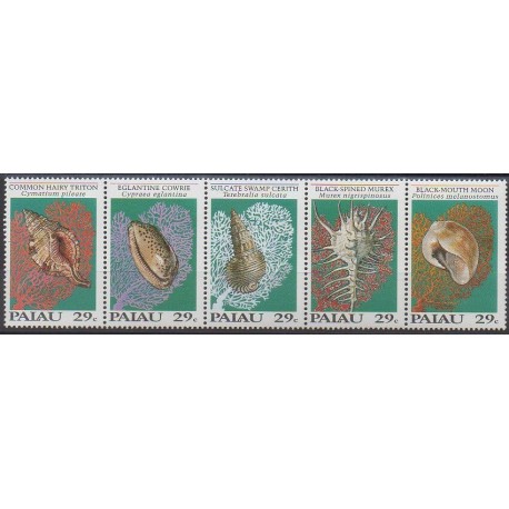 Palau - 1992 - No 465/469 - Animaux marins