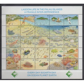 Palau - 1990 - No 329/353 - Animaux - Environnement