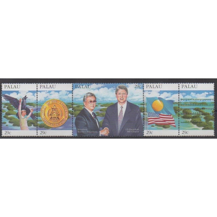 Palau - 1994 - Nb 683/687 - Various Historics Themes