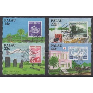 Palau - 1987 - Nb 188/191 - Stamps on stamps
