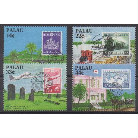 Palau - 1987 - Nb 188/191 - Stamps on stamps