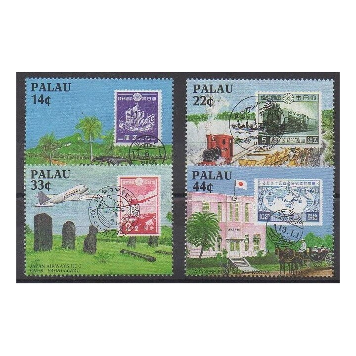 Palau - 1987 - No 188/191 - Timbres sur timbres