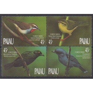 Palau - 1990 - No 307/310 - Oiseaux