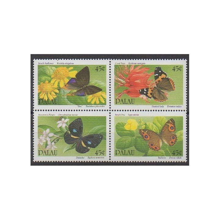 Palau - 1990 - No 325/328 - Insectes