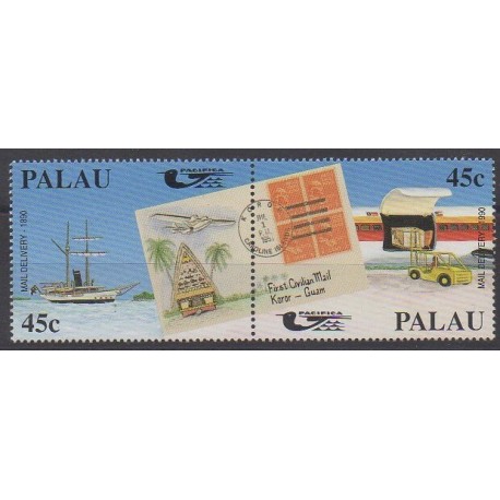 Palau - 1990 - No 354/355 - Service postal