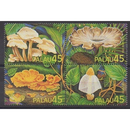 Palau - 1989 - Nb 233/236 - Mushrooms